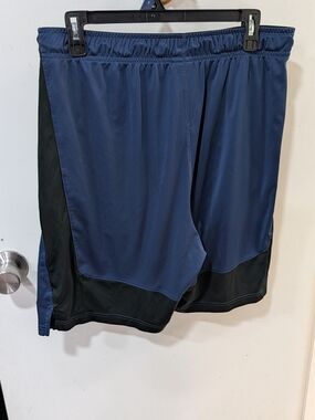 Nike Men's Navy and Black Performance Running Shorts